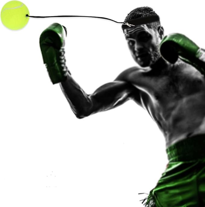 Zerone Boxing Reflex Ball, Boxing Ball with Headband Punching Balls Equipment for Focus, Speed, Punching Speed, Fight Hand Eye Coordination Training