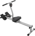 Rowing Machine 330lbs Capacity, Foldable Home Rower with 12 Adjustable Resistance, LED Display Rowing Exercise Machine, Freestanding Iron Frame Fitness Equipment for Full Body Workout
