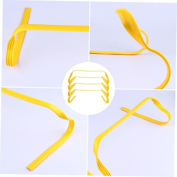VICASKY 4Pcs Agility Hurdles for Speed Training Equipment High Football Training Hurdles Durable and Portable for Sports Drills for Soccer Basketball and Track Activities
