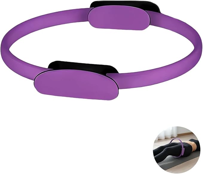 5 Pcs Pilates Loop, Ball and Resistance Bands Set, Home Workouts Kit Includes 15 in Pilates Loop, with Exercise Guide, Presented in Gift Box