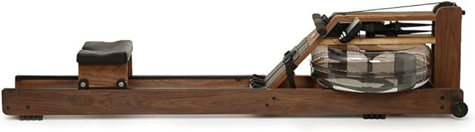WaterRower Walnut Rowing Machine with S4 BLE Monitor | USA Made Water Rower | Original Handcrafted Erg Machine for Home Use & Gym | Best Warranty