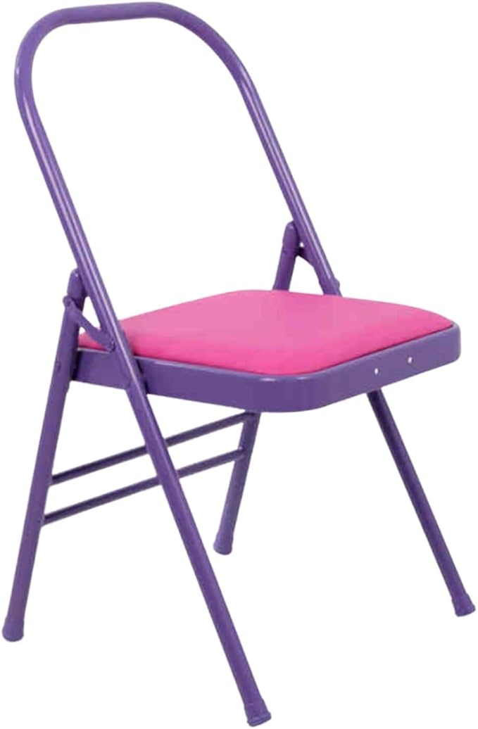 Yoga Chair,Inverted,Thickened Folding Pilates,Rounded Corners,for Indoor and Outdoor Studios(Color2)