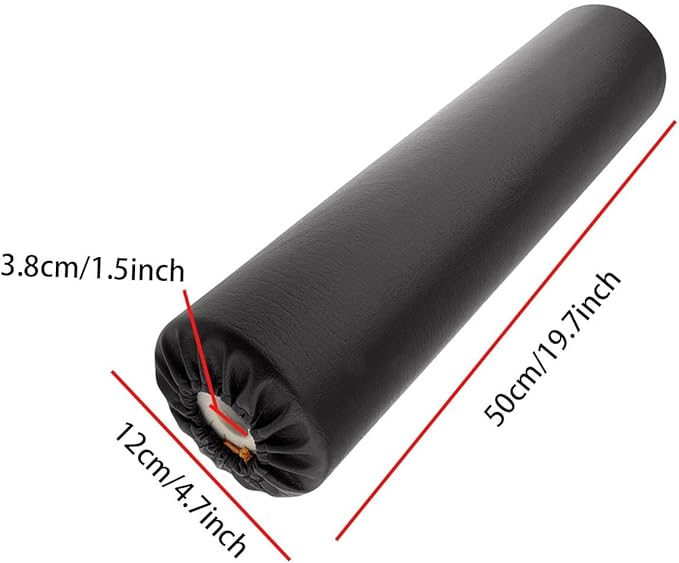 Foam Foot Pad Roller Foam Roller Support Diameter 1.5inch 50cm Long Soft Sponge Sleeve for Indoor Home Gym Exercise Machine