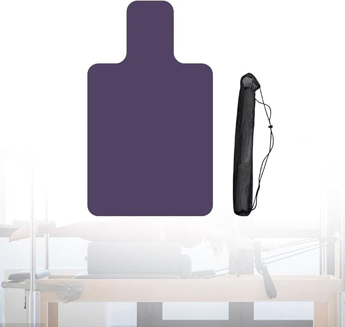 Pilates Mat for Reformer Cover Fitness Gym with Mesh Bag Nonslip Thick Pilates Reformer Machine Towel Yoga Mat, Violet