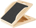 Saker 6-Angle Slant Board & Balance Board, Slant Boards for Exercise, Adjustable 40° Incline & Balance Board - 6-Angle Non-Slip Wooden Trainer for Squats, Calf Stretch, Stability Workouts