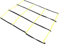 PRETYZOOM Portable Agility Ladder for Soccer Training with Ninesquare Design Material Football Workout Ladder for Speed Footwork and Versatile Team Athletic Drills