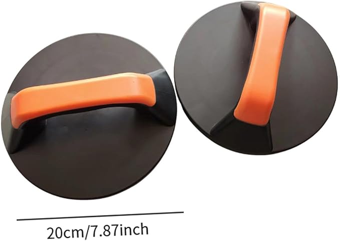 rockible 2x Rotating Push up Handles, Strength Training Equipment, Round for Floor Push up Bars, Pushup Stands for Exercise Indoor Gym Floor Workout Exercise