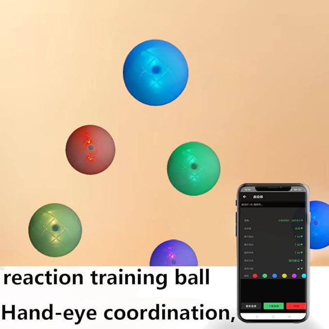 X-Ball Smart Reaction Ball Hand Eye coodination Agility Training Digital Sensor Vector Vision Training