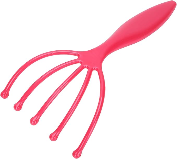 Agatige Head Massager Claw, Protable Plastic Handheld Scalp Massager Hair Growth Head Scratcher Stress Relief Deep Relaxation Tools for Home Spa Office Travel Use (1PCS)
