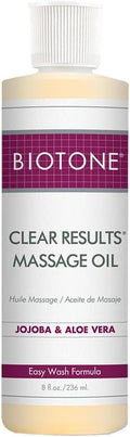 Biotone Clear Results Massage Oil, 8 Ounce