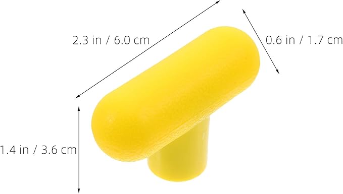 4pcs T-Handle Knob: M8 Rotating Grip - Pulley Loading Pin Handle for Gym Machines Fitness Equipment Workout Machines - Strength Training Equipment Attachments