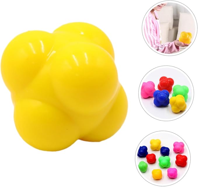 Hexagonal Agility Training Ball Durable Exercise Ball for Fitness Coordination and Reaction Training for