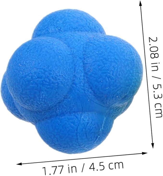 TOYANDONA 6pcs Agility Training Ball Reaction Balls Reflex Sports Coordination Hand Eye Coordination Training for Ages