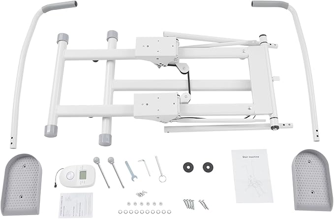 Stair Stepper, Stair Climber with 3-Angle Pedals and Fitness Tracker, 220Lbs Load-Bearing Capacity, for Home Gym, Bedroom, Corners of The Living Room