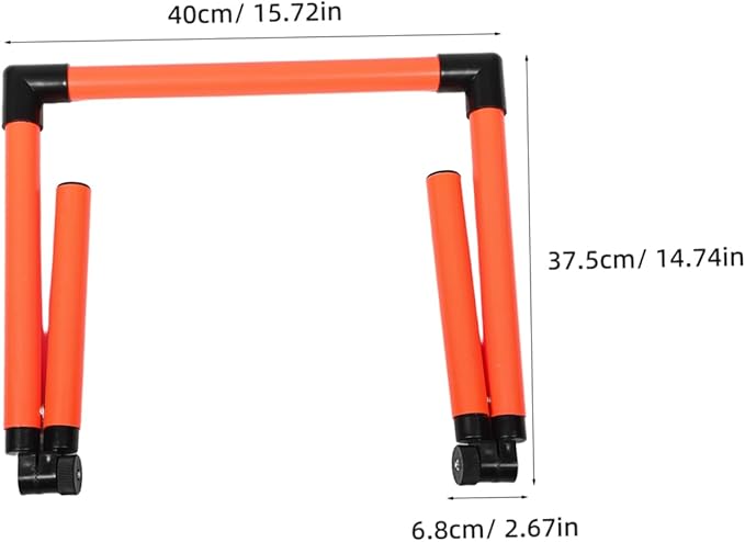 TOYANDONA Agility Training Hurdles for Speed Enhancement and Jump Drills Equipment for Soccer Basketball and Track Athletes Versatile Hurdle for Boys and Girls