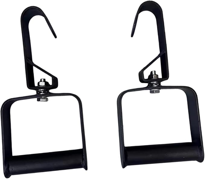 2X Pull up Handles Exercise Machine Attachment Non Slip LAT Pulldown Handle for Strength Training Resistant Bands