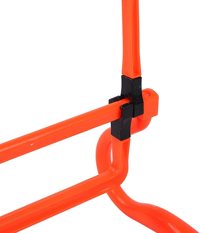 GOTOTOP Football Training Hurdles, Adjustable Speed Training Equipment with 4 Height Settings for Soccer and Basketball