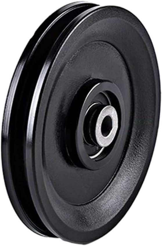 Silent Gym Pulley for Fitness Cable Machine Attachment, Heavy Duty Pulley System with Machine Bearing for Strength Training, Nylon and Steel Wheel, Low Noise Exercise Equipment, Home Use(110mm)