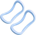 2Pcs Yoga Ring for Leg Calves, Pilates Circle Ring for Back Toning Thighs Abs and Legs, Fitness Rings for Yoga, Pilates, Gymnastics Exercise Workout