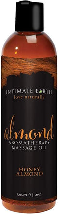 Intimate Earth Massage Oil, Almond, 4 Ounce