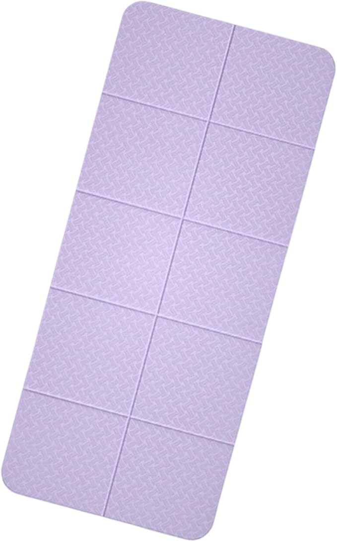 Travel Pilates Mat Nonslip Foldable Gym Workout Mats Fitness Training Pilates Exercise Mat for Women Sports Exercise and for Women