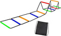 Colaxi Agility Ladder Speed Ladder Workout Improves Coordination Home Gym Outdoor Sports Folding Rugby Multipurpose Fitness Training