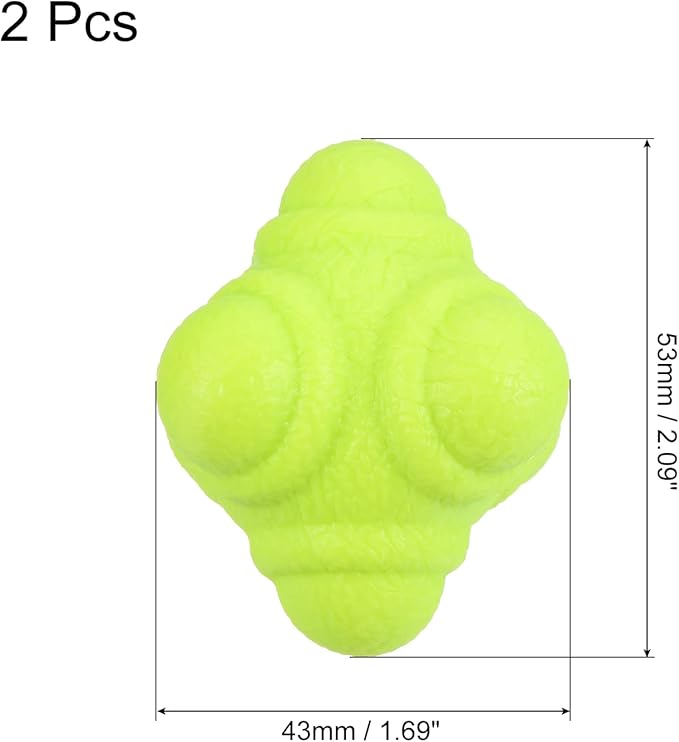 PATIKIL Bounce Reaction Balls, Coordination Training Ball, Agility Trainer TPR Low Difficulty for Speed Reflex
