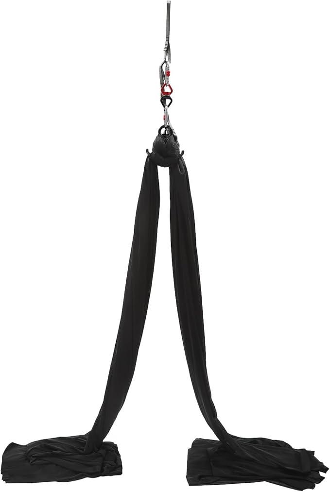 Aerial Silks Deluxe Equipment Set, Aerial Starter Kitfor Aerial Yoga, for Aerial Acrobatic,Circus Arts, Aerial Dance Yoga & All Levels