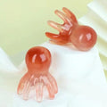 Octopus Head Massager, 2-Pack - Scalp Massager for Stress & Tension Relief, Manual Acupressure Tool to Soothe Headaches and Promote Relaxation, Pink Pointed Massage Comb