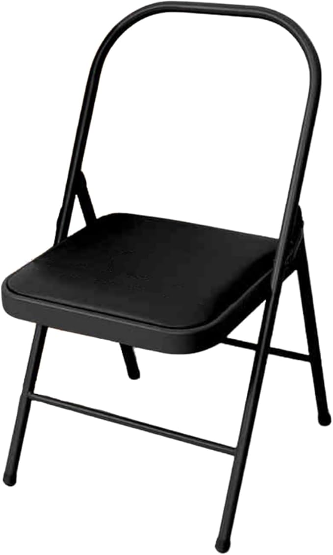 Yoga Chair,Pilates Assist Gymnasium Auxiliary Equipment Home,for Indoor and Outdoor Studio(Black)