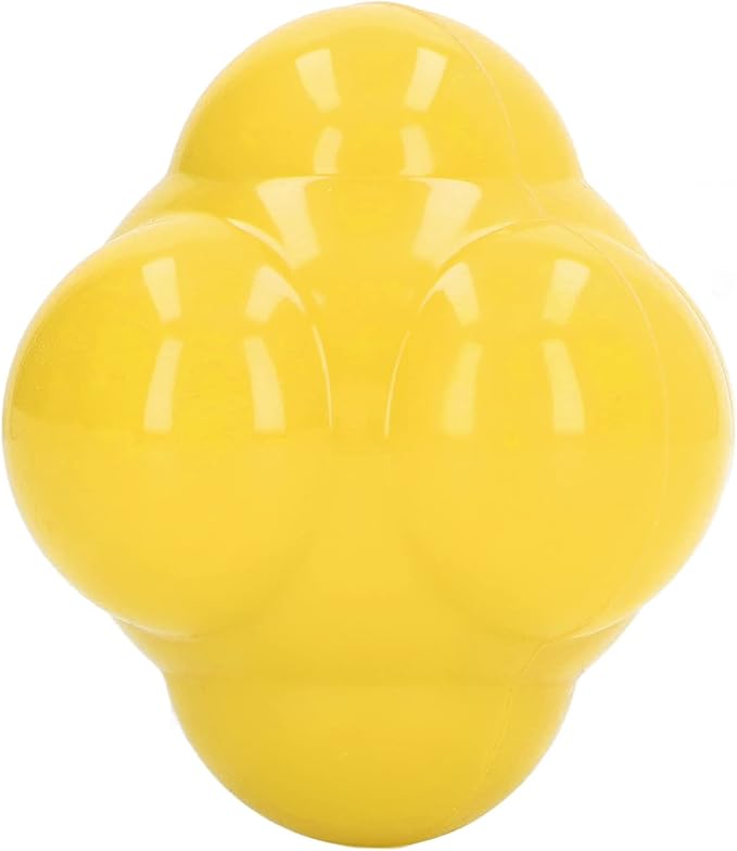 Reaction Ball, Rubber Bright Color Hex Reaction Trainer Ball for Enhanced Agility, Hand Eye Coordination and Fitness Training for Basketball Tennis