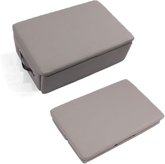 Fold Pilates Box for Reformer 24.4X 17 X 9 Inch Pilates Reformer Box, Premium PU and Wood Pilates Sitting Box, Home Use Pilates Bed/Pliates Reformer Machine Accessories