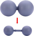 Adjustable Peanut Massage Ball Roller, Double Lacrosse Ball Acupoint Myofascial Release Muscle Knot Relaxer Mobility Trigger Point for Physical Therapy Self Deep Tissue Manual Massager Equipment Tool