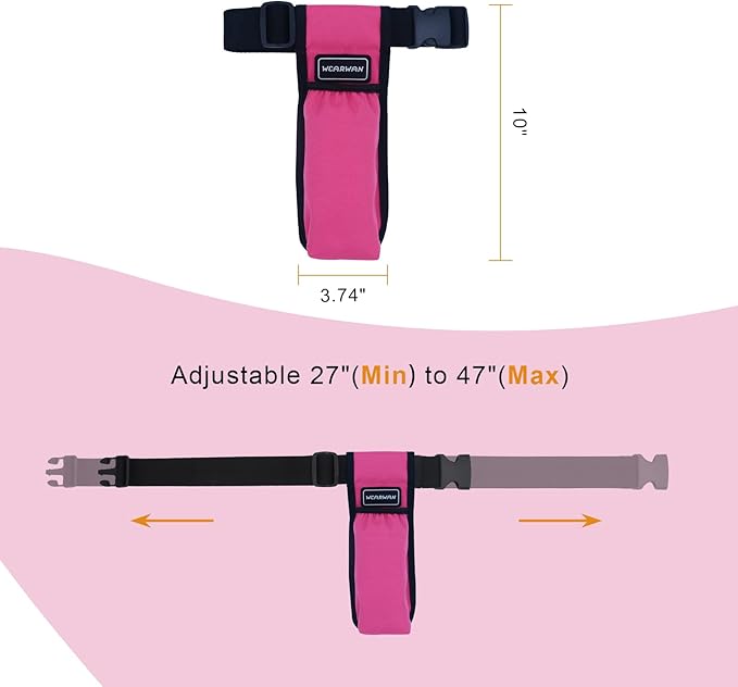 Massage Oil Holster, Adjustable and Durable Massage Holster, Bag only, Bottle not Included