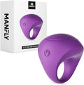 Mini Massager, Waterproof Rechargeable Portable Body Massage Ball, Multifunctional Finger Massager, Purple
