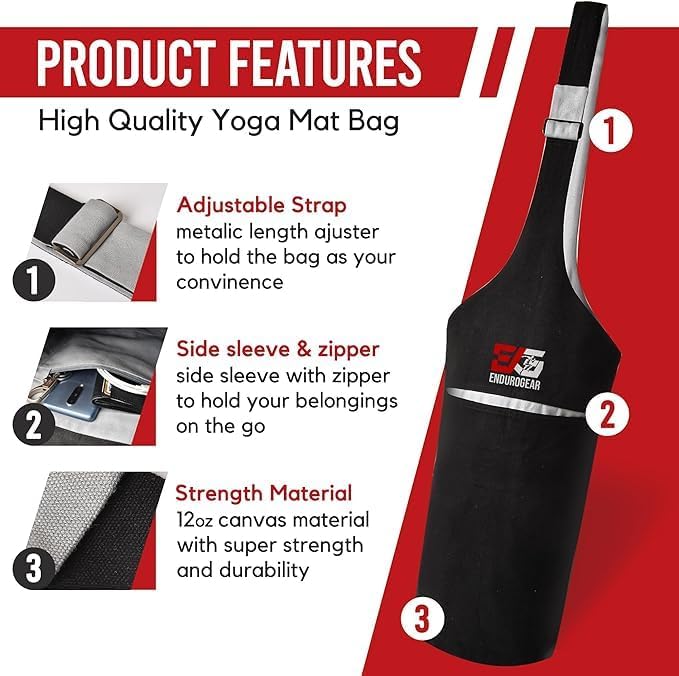 Yoga & Fitness Kit - Non-Slip 6mm Mat, Durable Resistance Tools, Premium Jump Rope, Adjustable Bag, Thigh Trainer | Home Workout & Pilates Essentials for Beginners