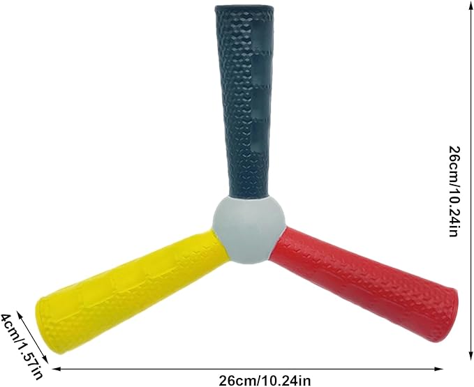 Reaction Training Stick - 85g Tri-Color Speed Stick, Flexible Reaction Catch Trainer, Soft Grip Throwing Tool | Hand-Eye Coordination Device for Basketball, Baseball, Soccer, Fitness Reflex, Sports Pr