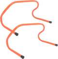 2pcs Plastic Agility Hurdles 23cm Sports Speed Training Equipment for Soccer Football Track Sprinting Practice