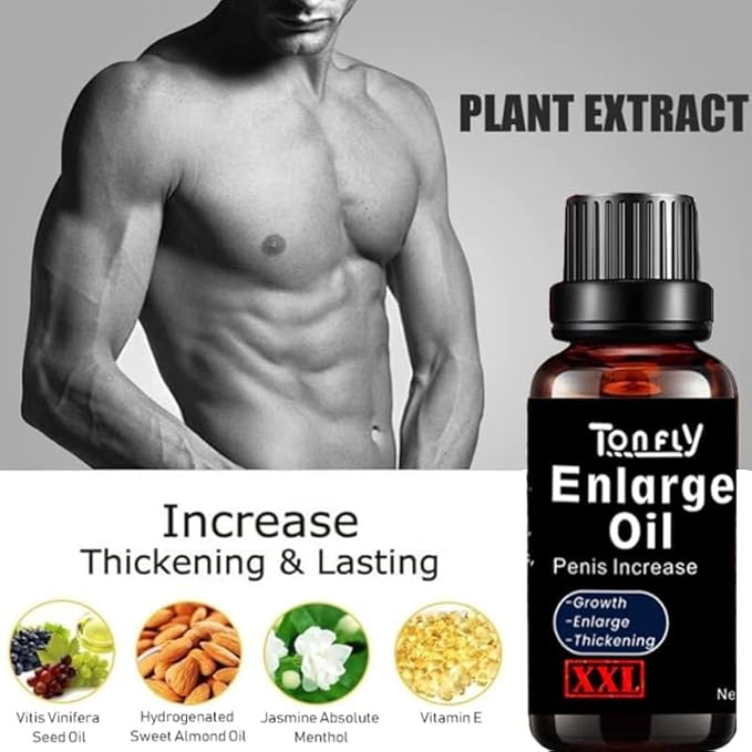 Lazy Tree Men Enhancement Grow Oil, Big Size Male Re-Vitalize Oil PenI Health for Skin Hydration & Sensitivity Support Restore Corpus Cavernosum for Men’s Health Moisturize Skin Improves Sensation