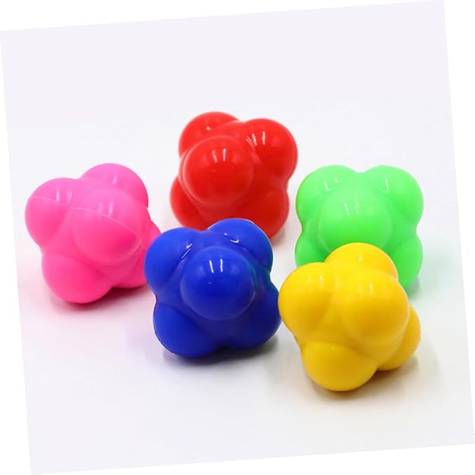 Hexagonal Agility Training Ball Durable Exercise Ball for Fitness Coordination and Reaction Training for