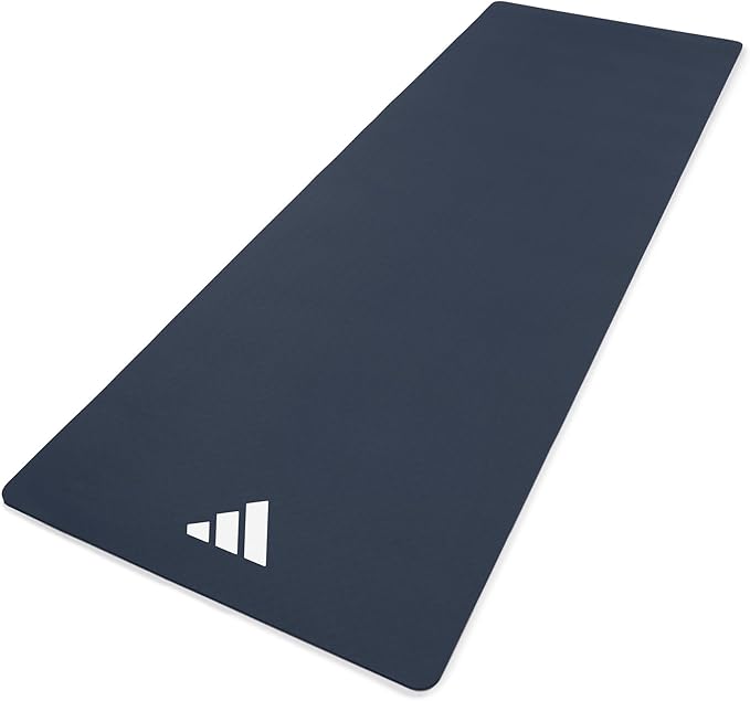 adidas Yoga Mat - Eco Friendly - Non Slip, Durable Textured Surface, 8mm