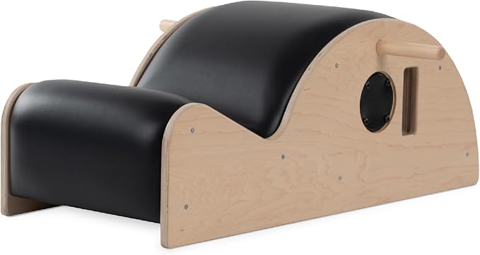 Balanced Body Contour Step Barrel, Ergonomic Spine Corrector with Curved Foam Padding, Back-Stretcher Device, Spine Stretcher, Pilates Exercise Equipment for Home Gym or Studio Use