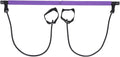 Pilates Bar Stick Multifunctional Portable Yoga Resistance Band Fitness Equipment for Home Exercise Purple