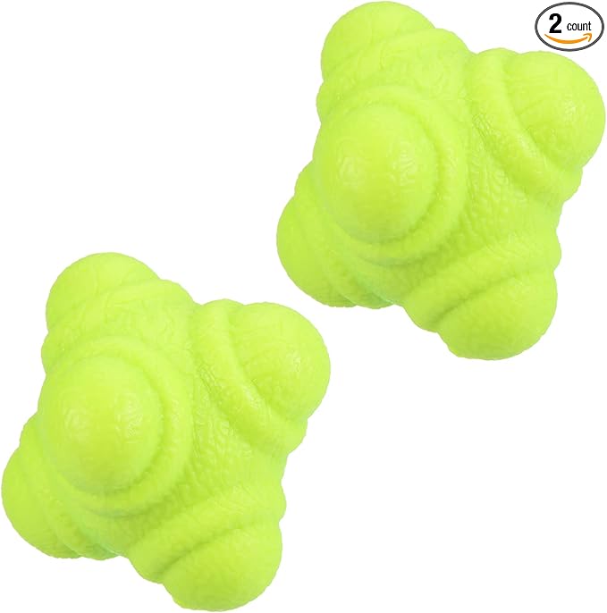 PATIKIL Bounce Reaction Balls, Coordination Training Ball, Agility Trainer TPR Low Difficulty for Speed Reflex