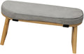 Meditation Bench Prayer Bench Removable Ergonomic Foldable Bamboo Kneeling Stool Stool for Office Bedroom Tea Ceremony(Light Grey)