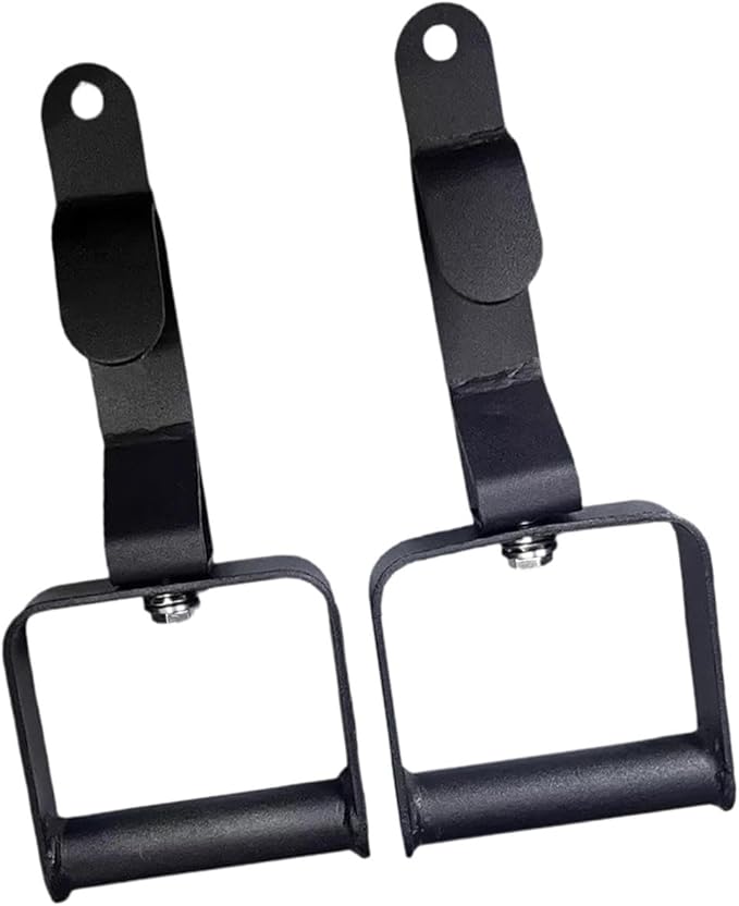 2X Pull up Handles Exercise Machine Attachment Non Slip LAT Pulldown Handle for Strength Training Resistant Bands