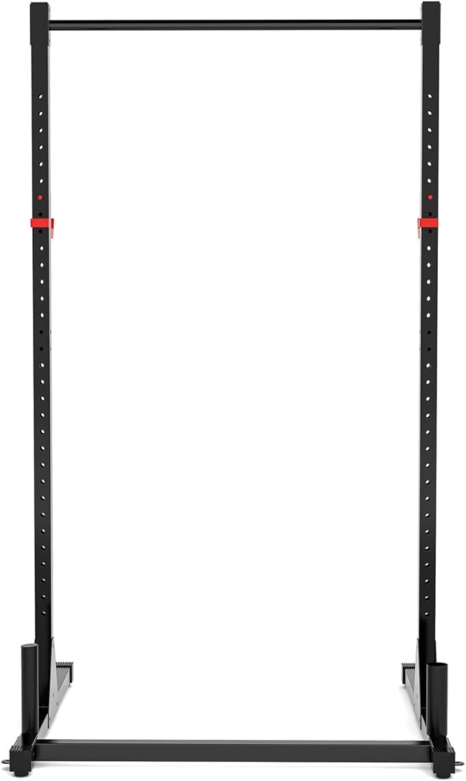 NAYSAYE Power Tower Dip Station, Multifunctional Strength Training Gym Equipment with Adjustable Height, Pull Up Bar Station with 500LBS Loading Capacity, Black