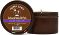 3-in-1 Massage Candle, High Tide Scent - 6 oz. - Candle, Massage Oil & Moisturizer in One - Coconut, Apricot & Soybean Oil - Vegan & Cruelty Free
