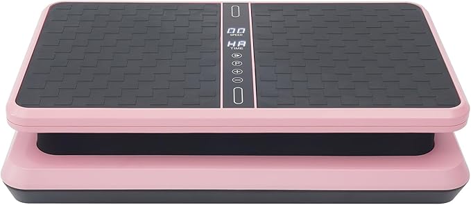 Vibration Plate Exercise Machine, Fitness Platform Exercise Machine, Timed Vibrating Weight Loss Board, 330.69 Lbs Load-Bearing Capacity Stand Shake Board for Homes and Gyms