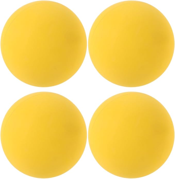 BESTonZON High Elastic Training Balls 4-Pack 2.16 Inch Reaction Balls with Hollow Core for Sports Agility Speed Practice Indoor Outdoor